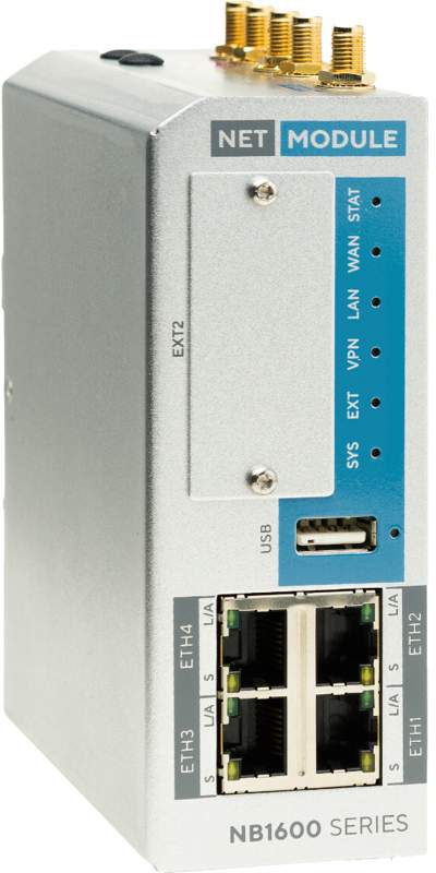 NB1601-R Wireline - Ruggedized Industrial Router with 4x Ethernet