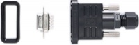 A-PLG-WPF9-IP6701 - Field-installation screw-in D-Sub 9-pin female connector, rated IP67