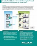 NPort Application Guides - Combo Serial Device Servers Deliver Higher Overall Equipment Effectiveness for Shop FloorsCombo Serial Device Servers Deliver Higher Overall Equipment Effectiveness for Shop Floors