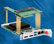P82-GBE - Low Profile Mezzanine Module for CompactPCI® PlusIO CPU Cards, M.2 NVMe SSD Storage, Backplane or Rear I/O Gigabit Ethernet