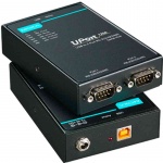 UPort 1250/1250I - 2-port RS-232/422/485 USB-to-serial converter with opt. 2 KV isolation
