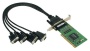CP-104UL 4-port RS-232 smart Universal PCI serial boards