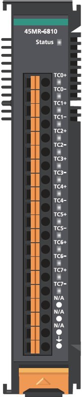 45MR-6810, 45MR-6810-T - Module for ioThinx 4500 Series, 8TCs
