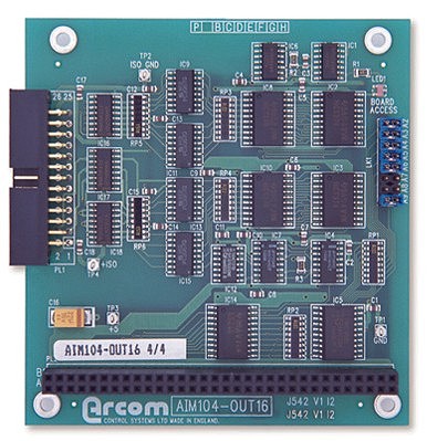 PC/104 Module with 16 Opto-isolated Darlington driver outputs