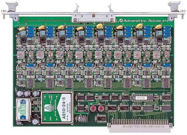 Advme2701 Isolated 8-channel 12-bit D/A Board
