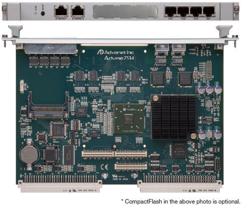 Advme7514 IBM PowerPC 750CL bsed VMEbus SBC