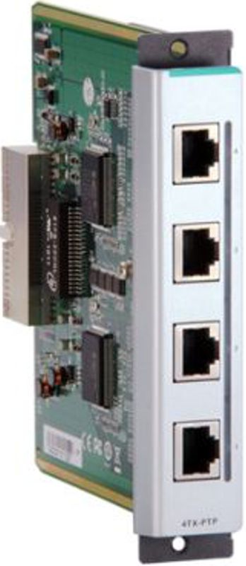 CM-600-4TX-PTP - 4-port Fast Ethernet Interface Modules for EDS-600 Series Ethernet Switches