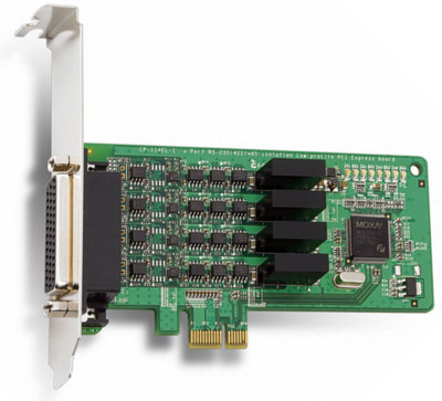 CP-114EL-I 4-port RS-232/422/485 smart PCI Express boards with 2 KV isolation