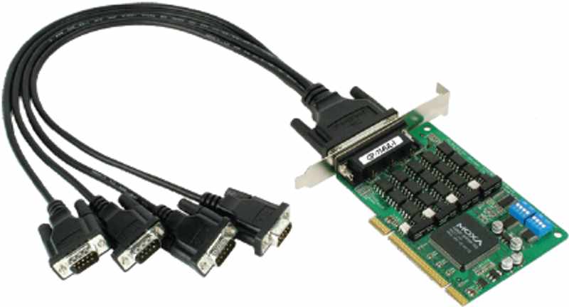 CP-114UL-I - 4-port RS-232/422/485 low profile Universal PCI serial board with electrical isolation