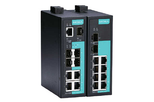 EDS-210A - 8+2G/9+1G-port Gigabit unmanaged Ethernet Switches