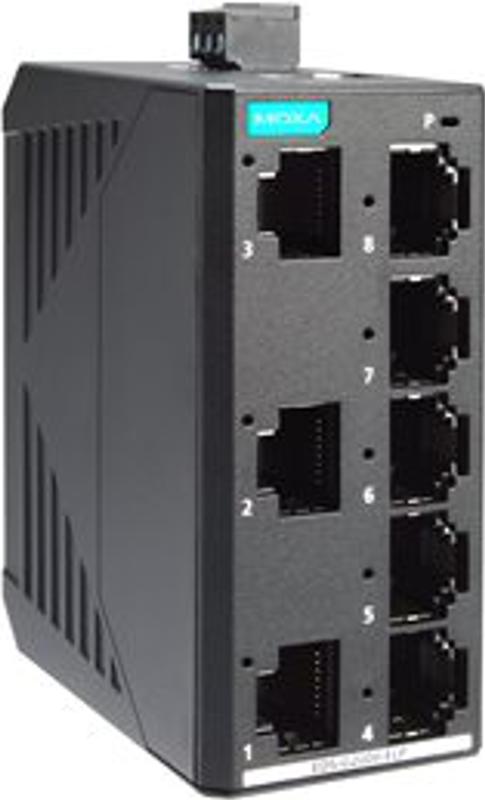 EDS-G2008-ELP Series - 8-Port entry-level unmanaged full Gigabit Ethernet Switches with Plastic Housing