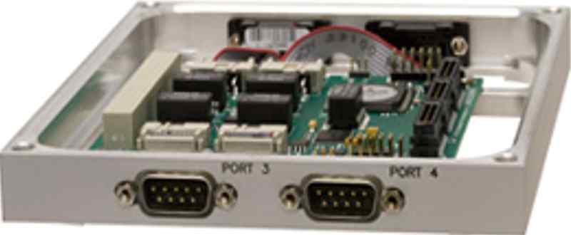 IDAN-LAN25255 Five-Port GigE Switches in PCI/104-Express in a stackable, rugged IDAN enclosure