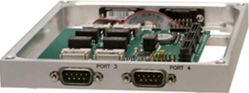 IDAN-LAN35255  Five-Port GigE Switches in PCIe/104 in a stackable, rugged IDAN enclosure