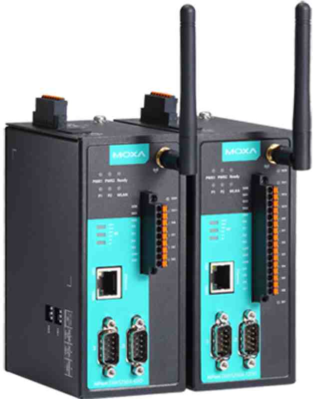 NPort IAW5000A-I/O Series - 1/2-port RS-232/422/485 IEEE 802.11a/b/g/n wireless device server with 6 or 12 digital IOs