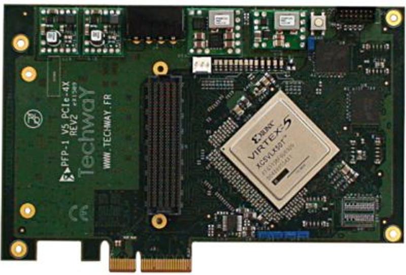 PFP-V5 - FPGA PCIe carrier board with FMC slot