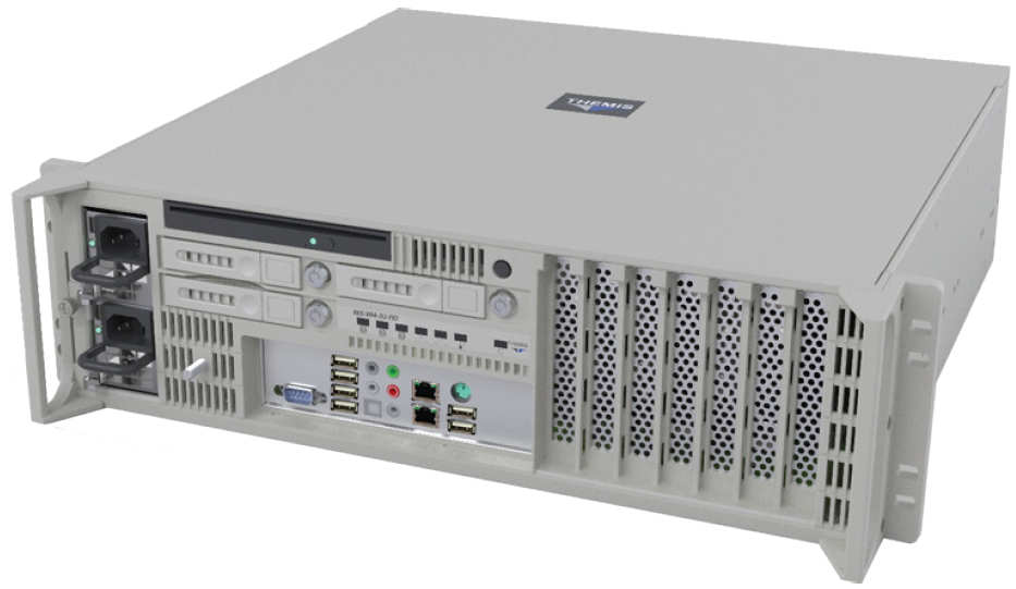 RES-XR4-3U-FIO - 3HE rugged dual Socket 13,6 or 16'' Depth Front-I/O Rackmount Server