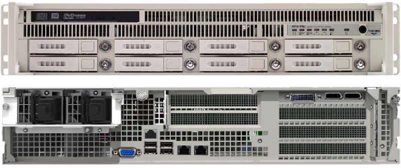 RES-XR5-2U-17Z  - 2HE Rugged Server with Intel Xeon E5-2600 V3 CPUs, 17 Inch Depth