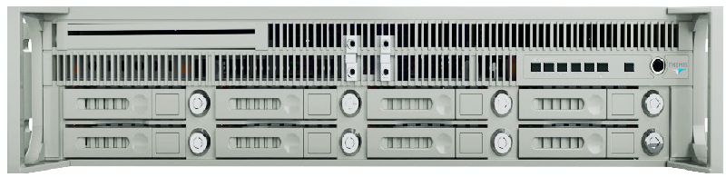 RES-XR5-2U - 2HE Rugged Server with Intel Xeon E5-2600 V4 CPUs, 20 Inch Depth