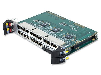 NETernity™ RM981RC VME 12- or 24-Port Unmanaged Layer-2 Gigabit Ethernet Switch with Front I/O