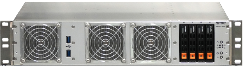 SRS217-H12D - 2HE Dual AMD Scalable Server mit 18 Zoll Einbautiefe