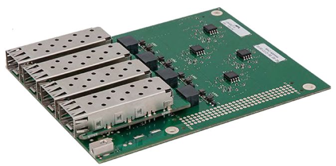 UNIGET-3 - Embedded Quad Gigabit Ethernet Controller Board with SFP-Sockets