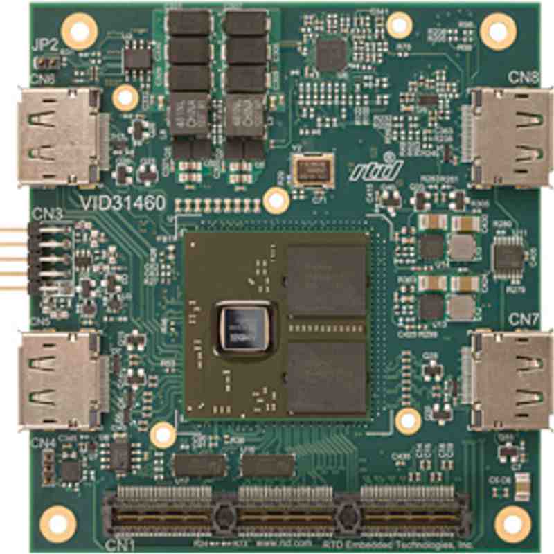 VID31760ER PCIe/104 AMD E6760 Video Controller