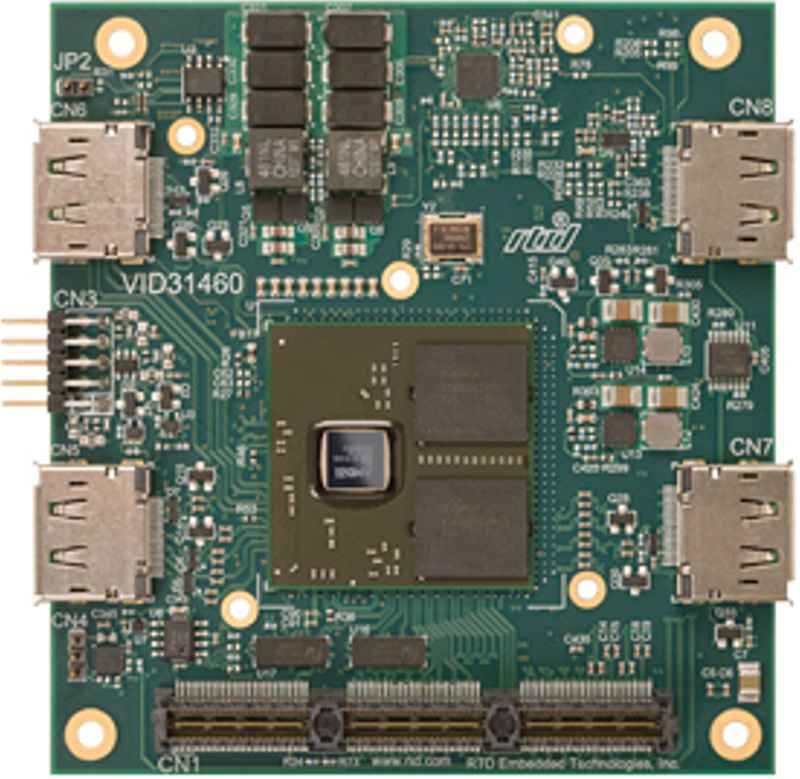 VID34860ER - PCIe/104 AMD Radeon E8860 Video Controller