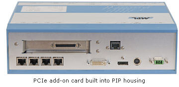 PCIe add-on Card build in PIP Housing