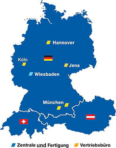 Systerra Computer GmbH - Standorte/Vertriebsbüros