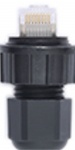 A-PLG-WPRJ-IP6701 - Field-installation screw-in RJ45 connector, rated IP67