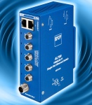 AL700 - Single Pair Ethernet Switch: 5 x 100BASE-T1, 2 x 1000BASE-T 4-Way Power + Data M8 Hybrid Connectors IEC 63171-6. DIN-Rail Bracket or Wall Mount Plate