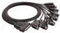 CBL-M68M9x8-100 - VHDCI-68 auf 8x DB9 male Breakout-Kabel 1 m (alte Bez.: OPT8D+)
