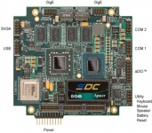 CME34MCS Series  - PCIe/104 Single Board Computer & Controller based on 1.20 GHz Single Core Intel® Celeron® M (ULV 722)