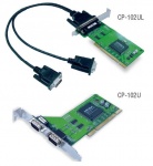 CP-102U/UL 2-port RS-232 smart Universal PCI serial boards