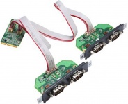 CP-114N - 4-port RS-232/422/485 Mini PCI Express boards