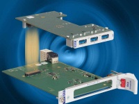DB4-EAGLE - XMC standard single-width mezzanine card, equipped with a PCI Express® to USB 3.0 quad-port controller