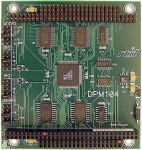DPM104HR PC104 Dual Port Memory Module with two 16-bit PC/104 Busses