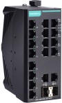 EDS-2018-ML Series - 16+2G-port Gigabit unmanaged Ethernet Switches