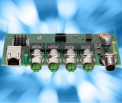 GL100 - Industrial Gigabit 5 Port 1000BASE-T Ethernet, M12-X Connectors