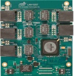 LAN10257HR Five-Port GigE Switch in PCI/104 