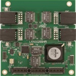 LAN35255 Five-Port GigE Switches in PCIe/104 