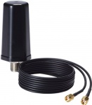 MAT-WDB-DA-RM-2-0203-1m - MIMO 2x2, 2.4/5 GHz, dual-band desktop antenna, 2/3 dBi, RP-SMA-type (male), 1 m cable