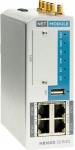 NB1601-LWWtSc-G - Industrie-Router mit LTE + WLAN + BT/BLE + 4x ETH + RS-232/485 + DIO + GNSS.
Modularer Mobilfunk-Router mit 4-Port Ethernet Switch zur Vernetzung von schwer zugänglichen Orten.