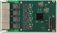 TXMC895  - 4 Channel 1000BASE-T Ethernet