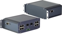 μMAXBES-C8F3 - Boxed Rugged 10-port Gigabit Switch 1x SFP+ and 1x 10Gbit Copper Ports