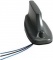 Antenna-Vehicle-LWG Rooftop antenna for vehicles and cabinets with LTE, WiFi and GNSS