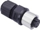 M12A-8PFF-IP68 - Field-Installation A-coded, M12 Screw-in 8-pin Female Connector