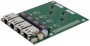 UNIGET-1 - Embedded Quad Gigabit Ethernet Controller Board with RJ45 Ports and PoE+